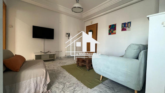 A louer un appartement en S+1 meublé à Jardins de Carthage