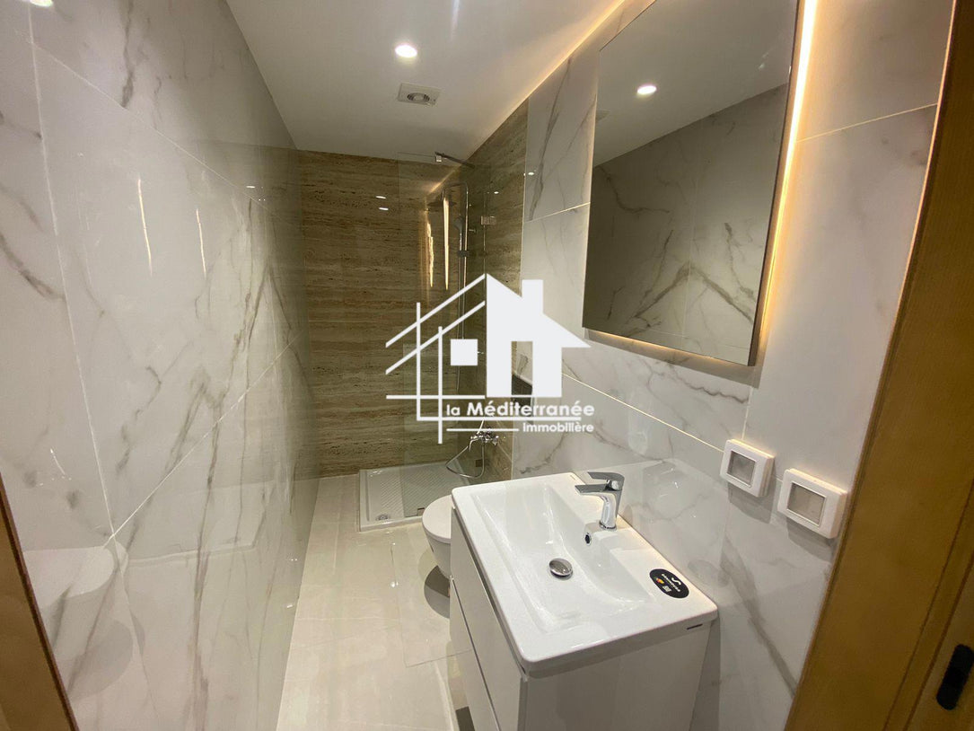 Appartement S+3 aux jardins de carthage