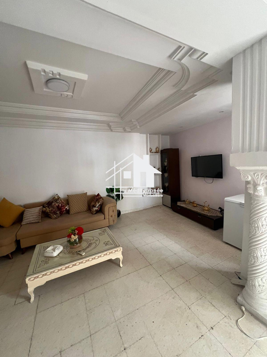 A louer étage de villa S+2 meublé au Bardo