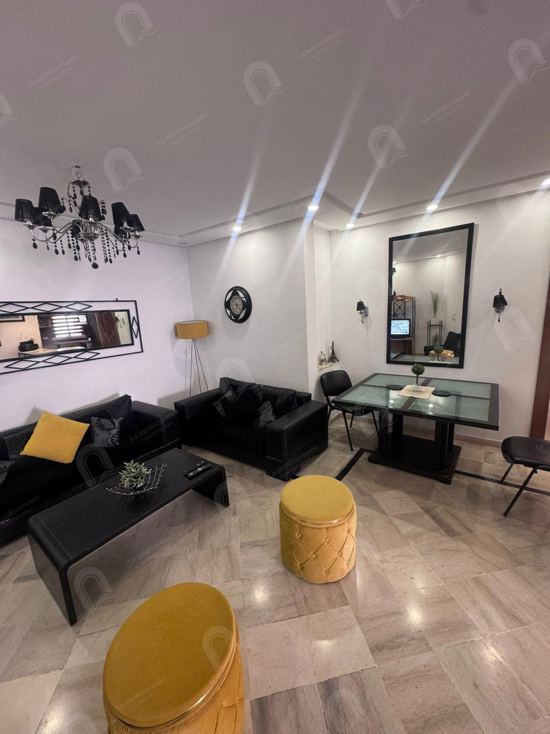 A louer un appartement S+3 hst meublé à denden