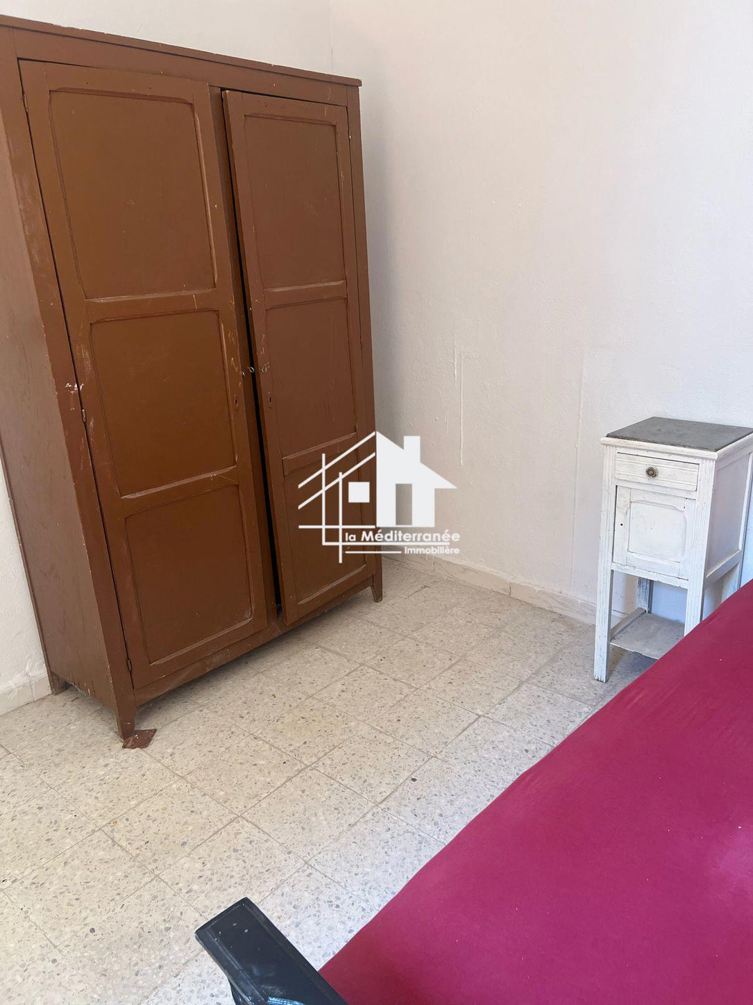 a louer un étage de villa S+2 meublé au bardo
