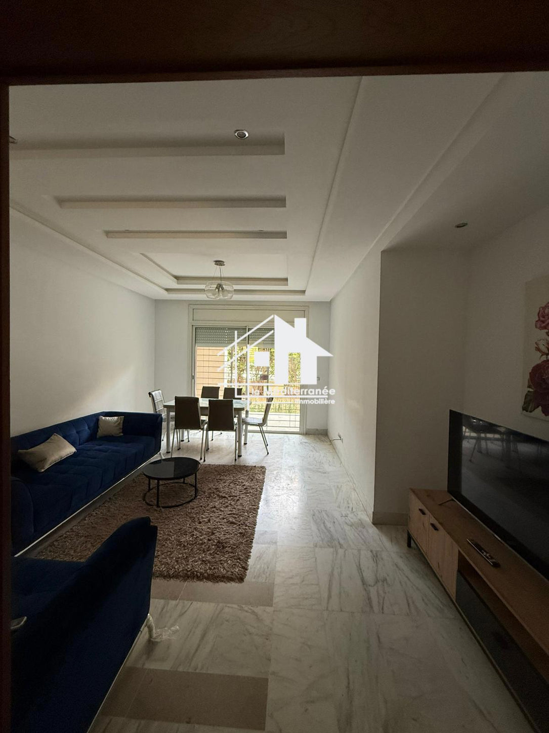 A louer S1 meublé avec jardin à la Soukra