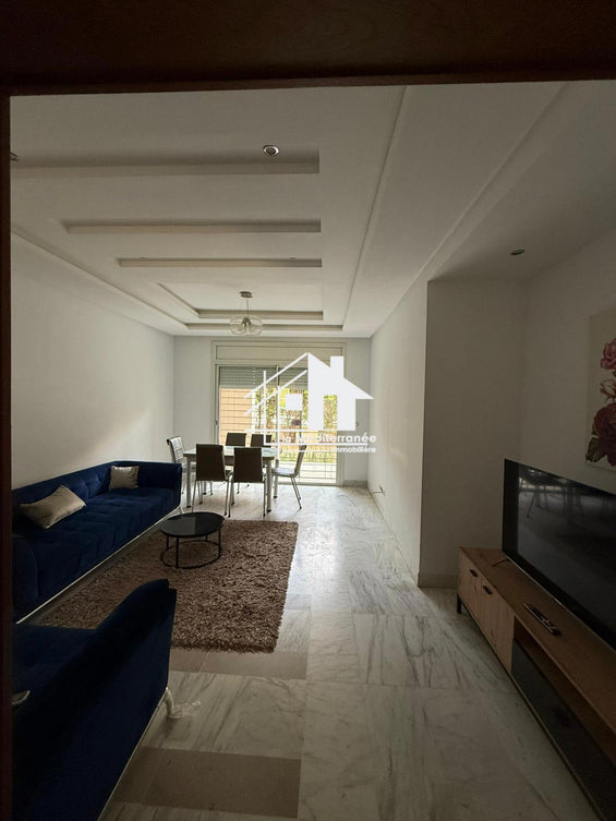 A louer S1 meublé avec jardin à la Soukra