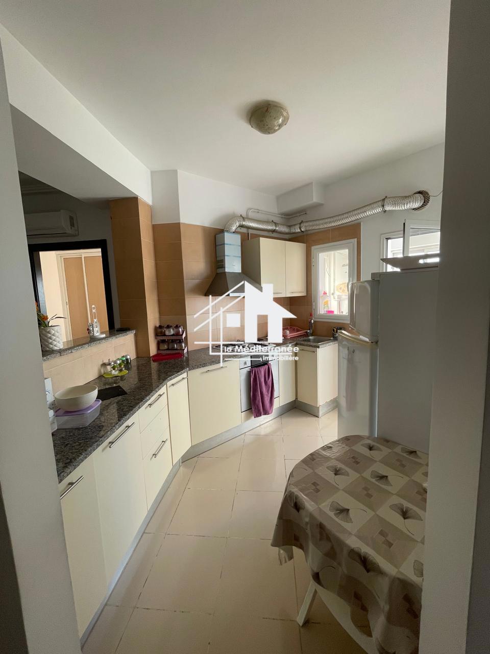 à louer un appartement s+2 aux jardins d'el menzah 2