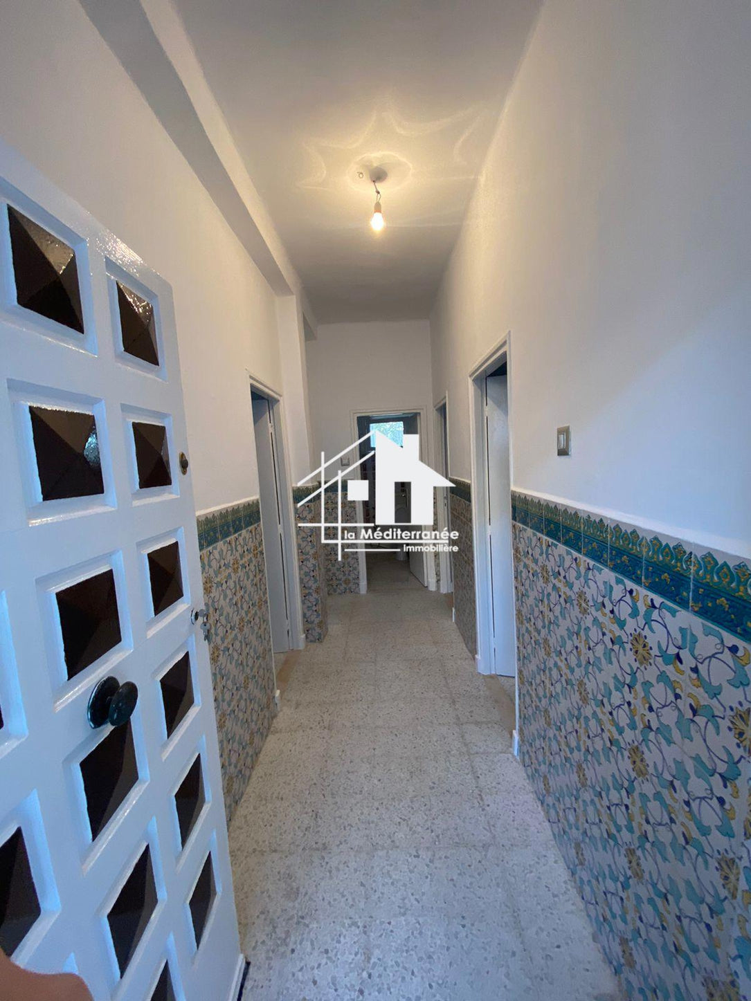 a louer rez de chaussée s+3 au bardo