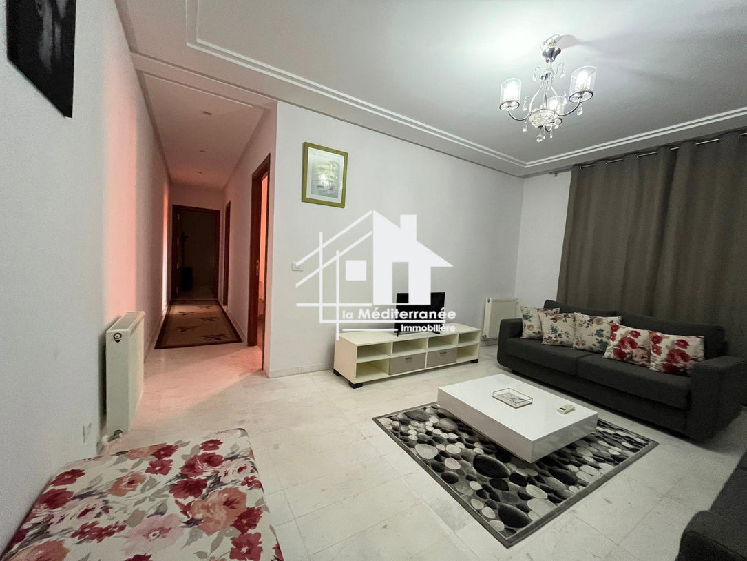 un appartement s+1 meublé à jardin de Carthage