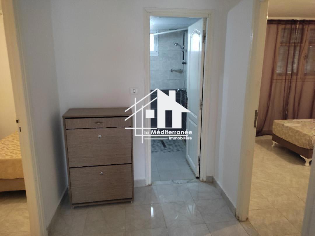 A louer appartement S+2 meublé Rdc à manouba