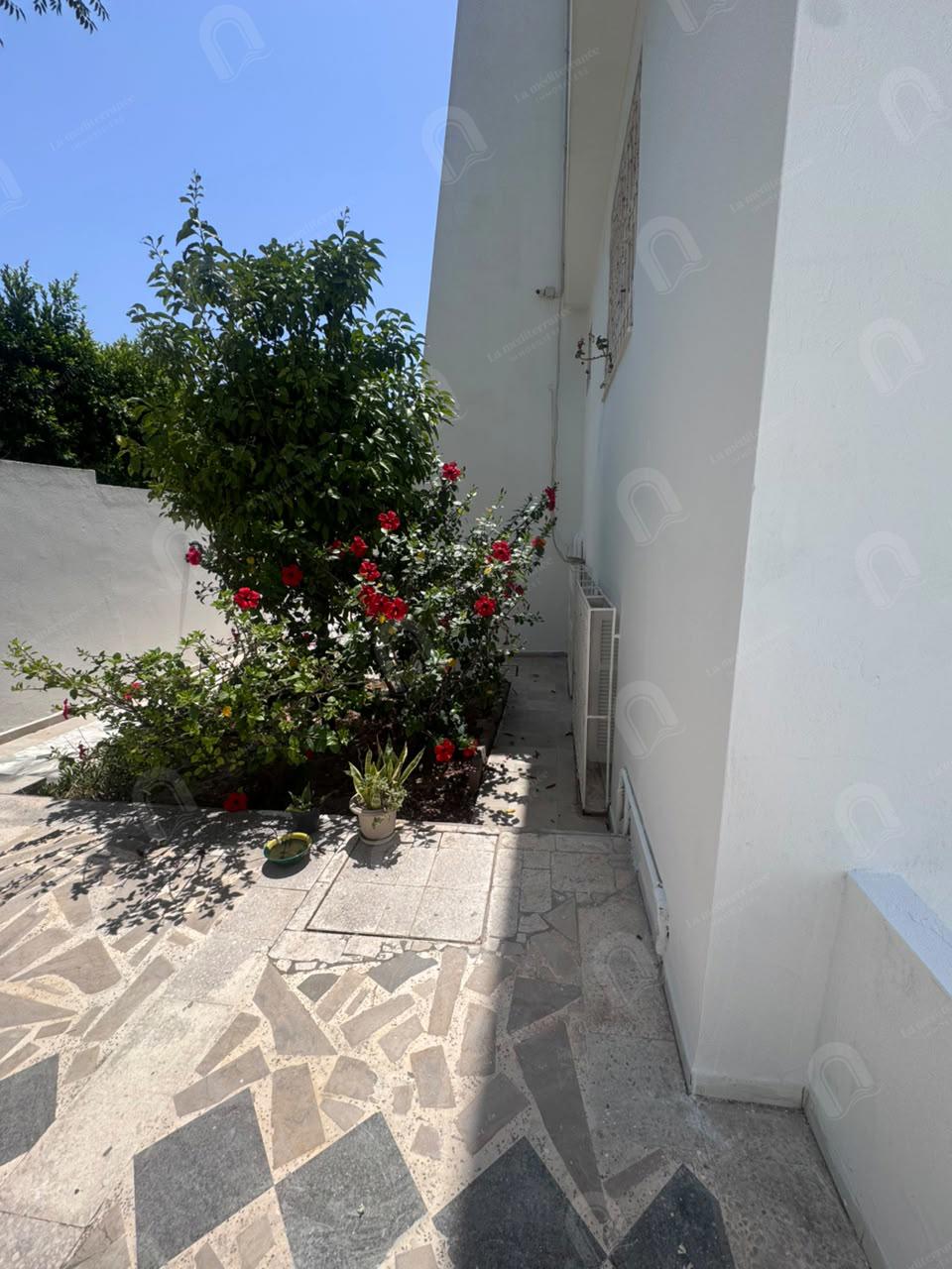 A louer un rez-de-jardin S+1 au bardo cité skik