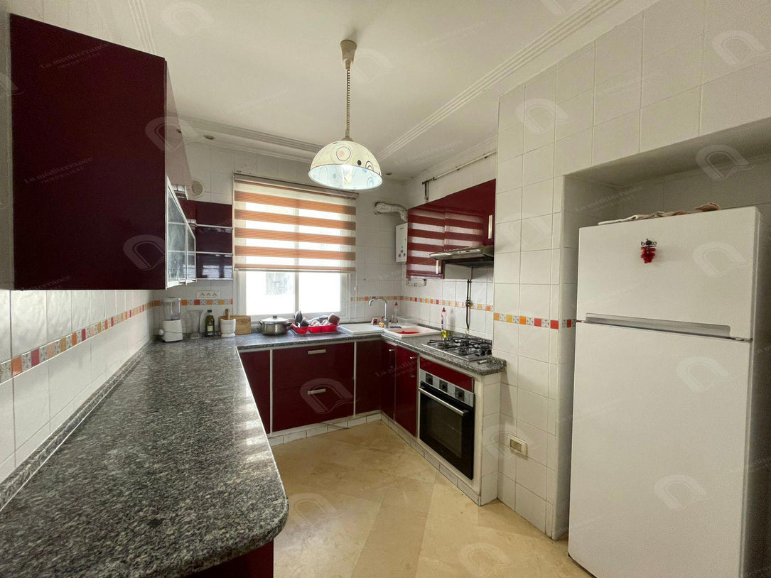 A louer appartement s+3 meublé au belvedere
