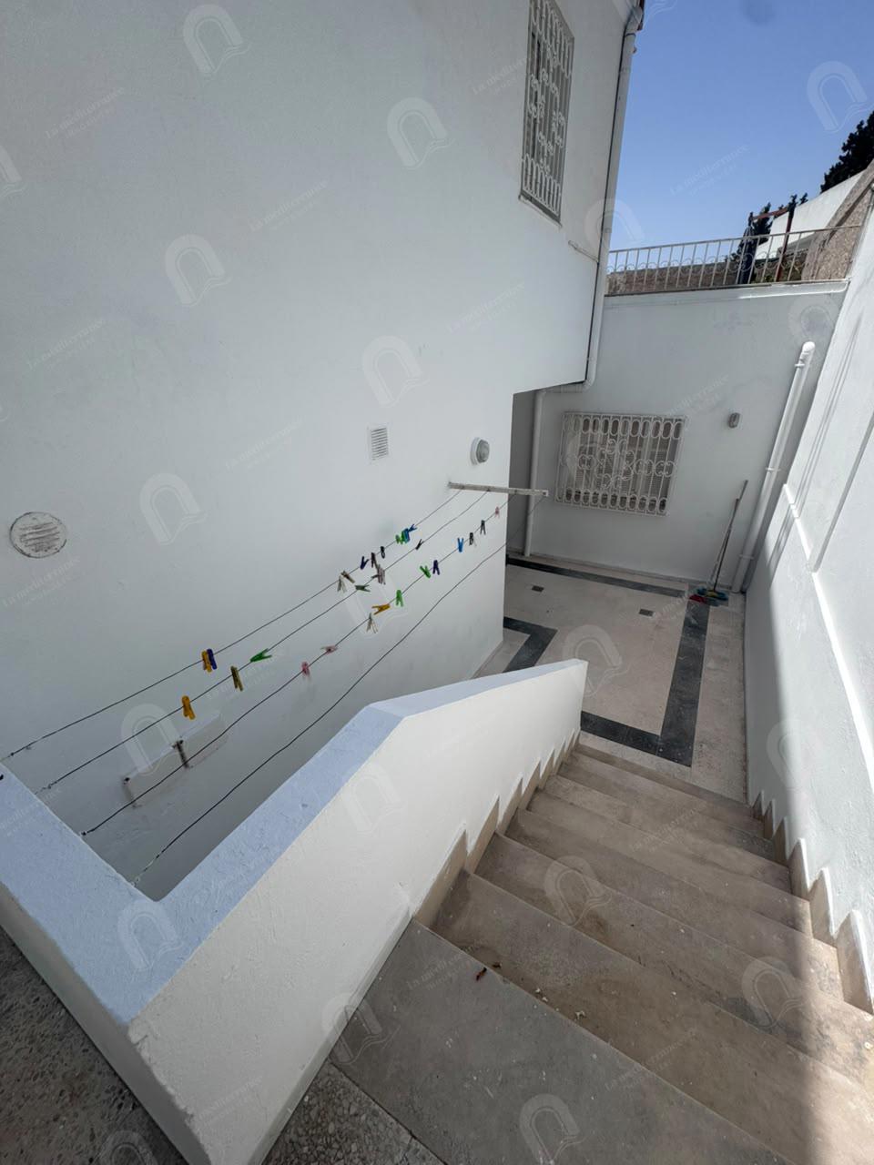 A louer un rez-de-jardin S+1 au bardo cité skik