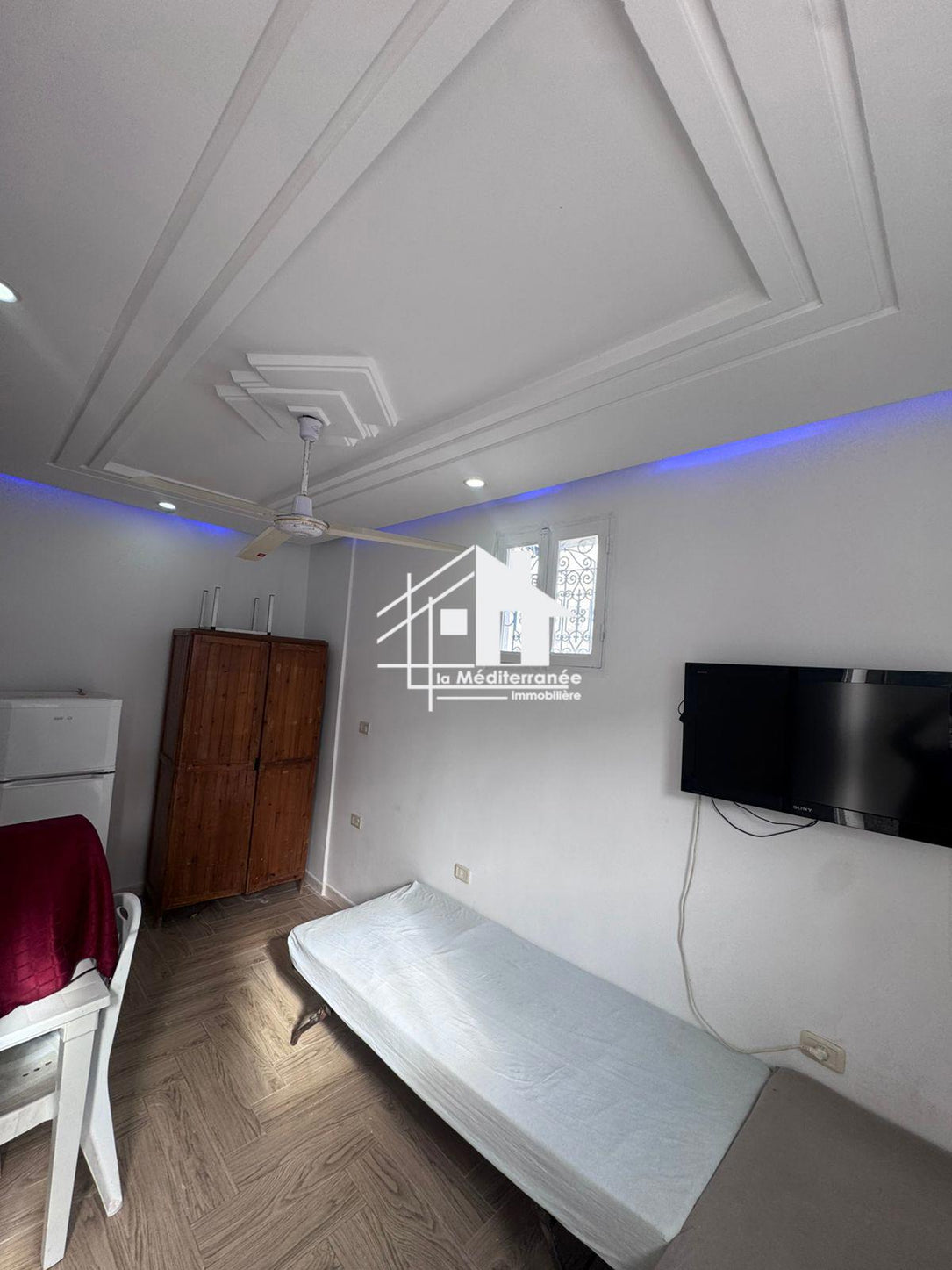A louer studio S+0 meublé Rdc au bardo cité fatouma