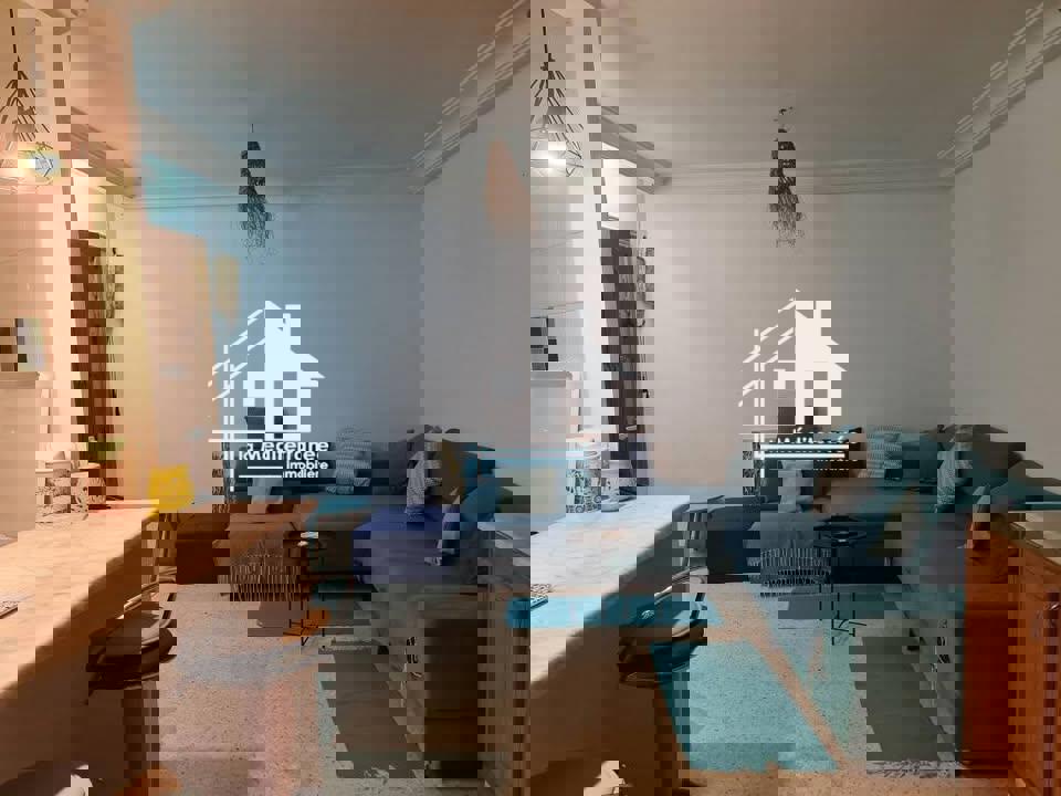 S+1 richement meublé au RDJ à Ennasr 2