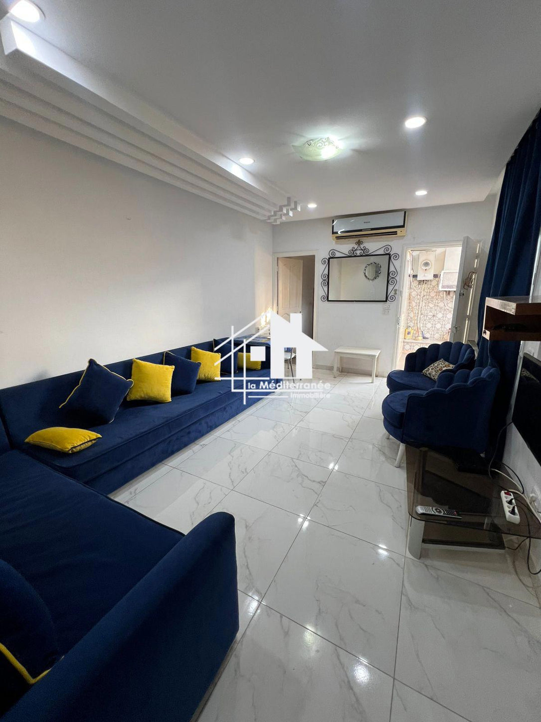 à louer appartement meublé courte ou langue durée au bardo