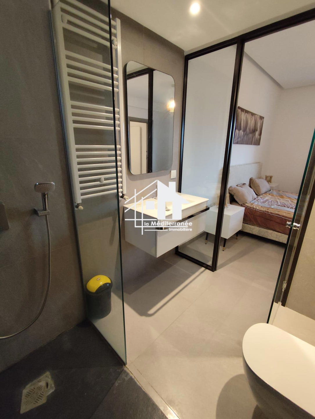 un appartement S+1 meublé jardin de carthage