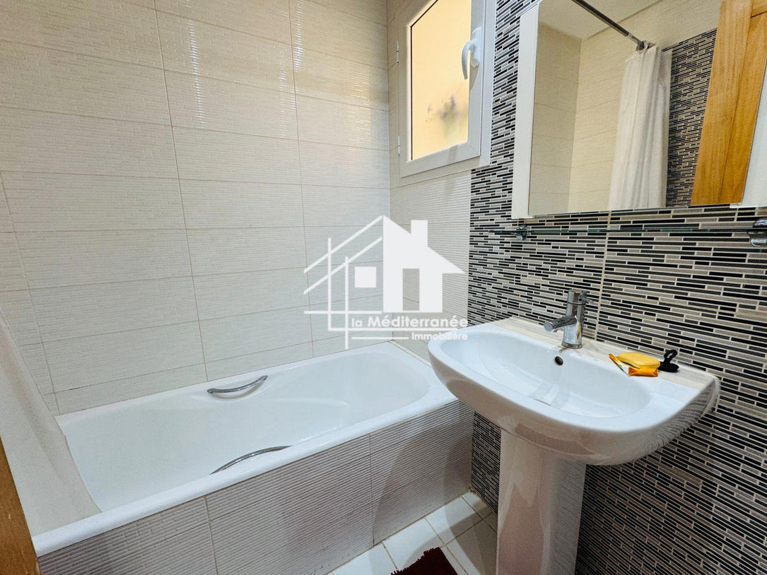 Appartement S+1 meublé aux Jardins de Carthage