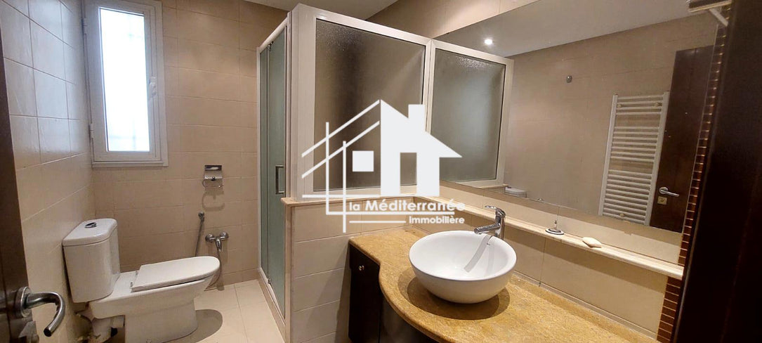 appartement S+3 RDC