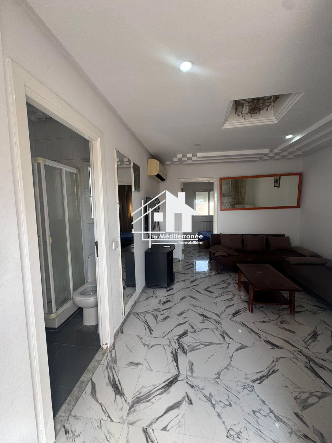 A louer appartement S+1 meublé à Ennasr