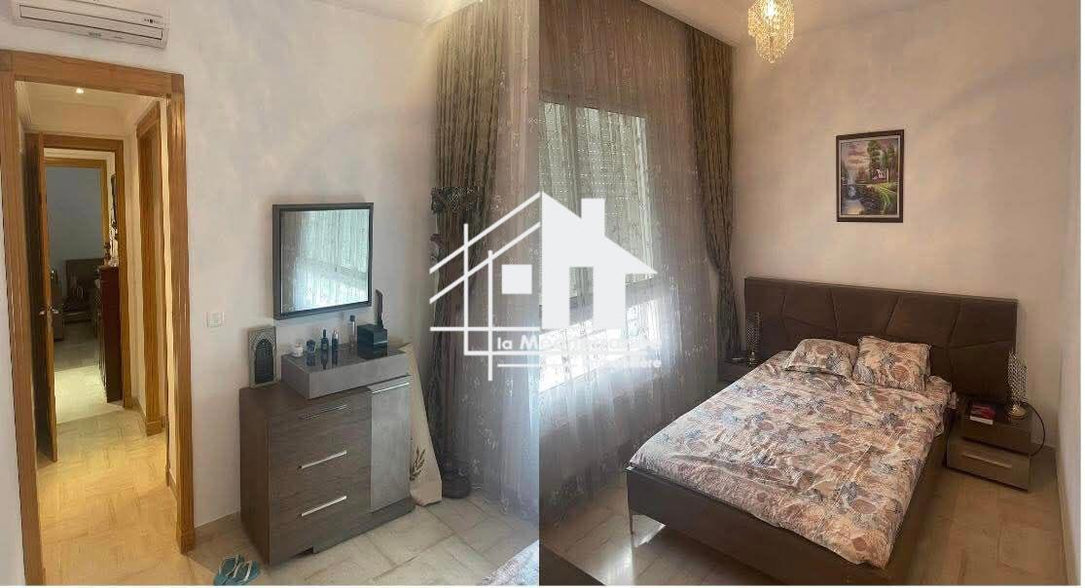 Appartement S+3 avec jardin au RDC aux jardins de carthage