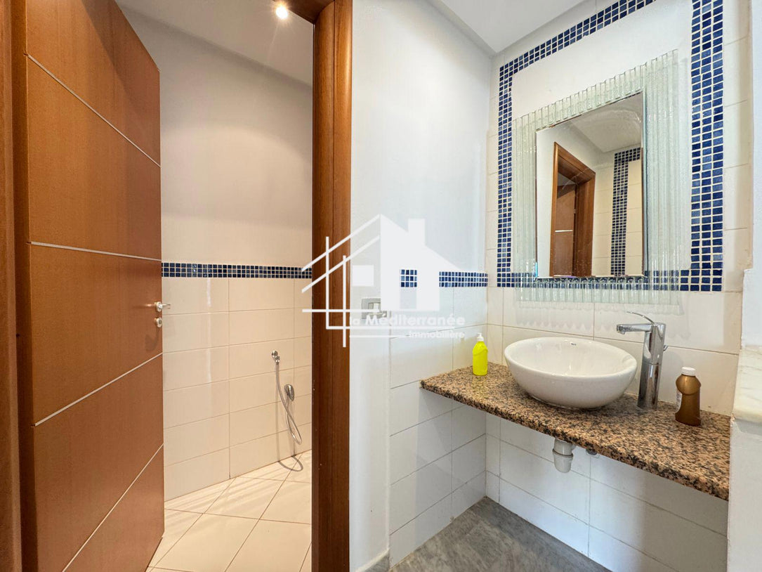 Appartement S+2 meublé aux jardins de Carthage