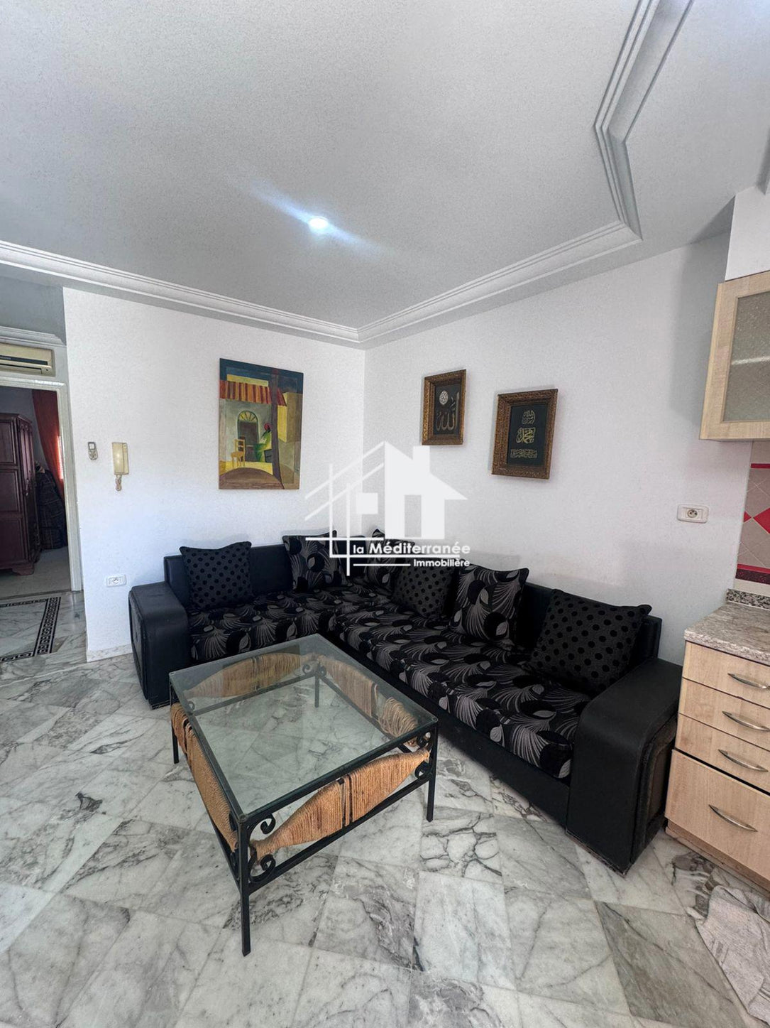 A louer appartement S+1 meublé à Ennasr