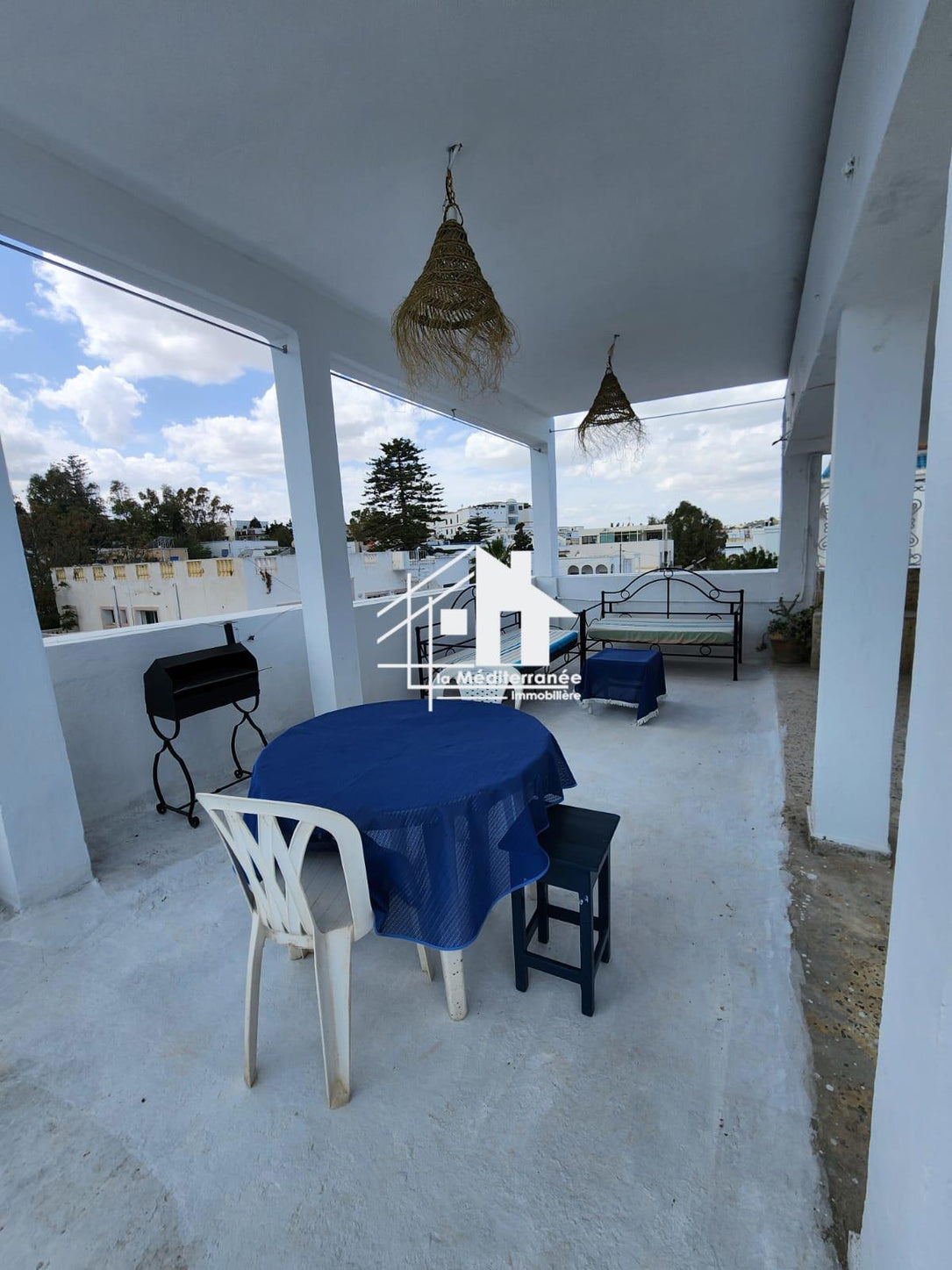 A louer villa S3 meublé à la marsa plage