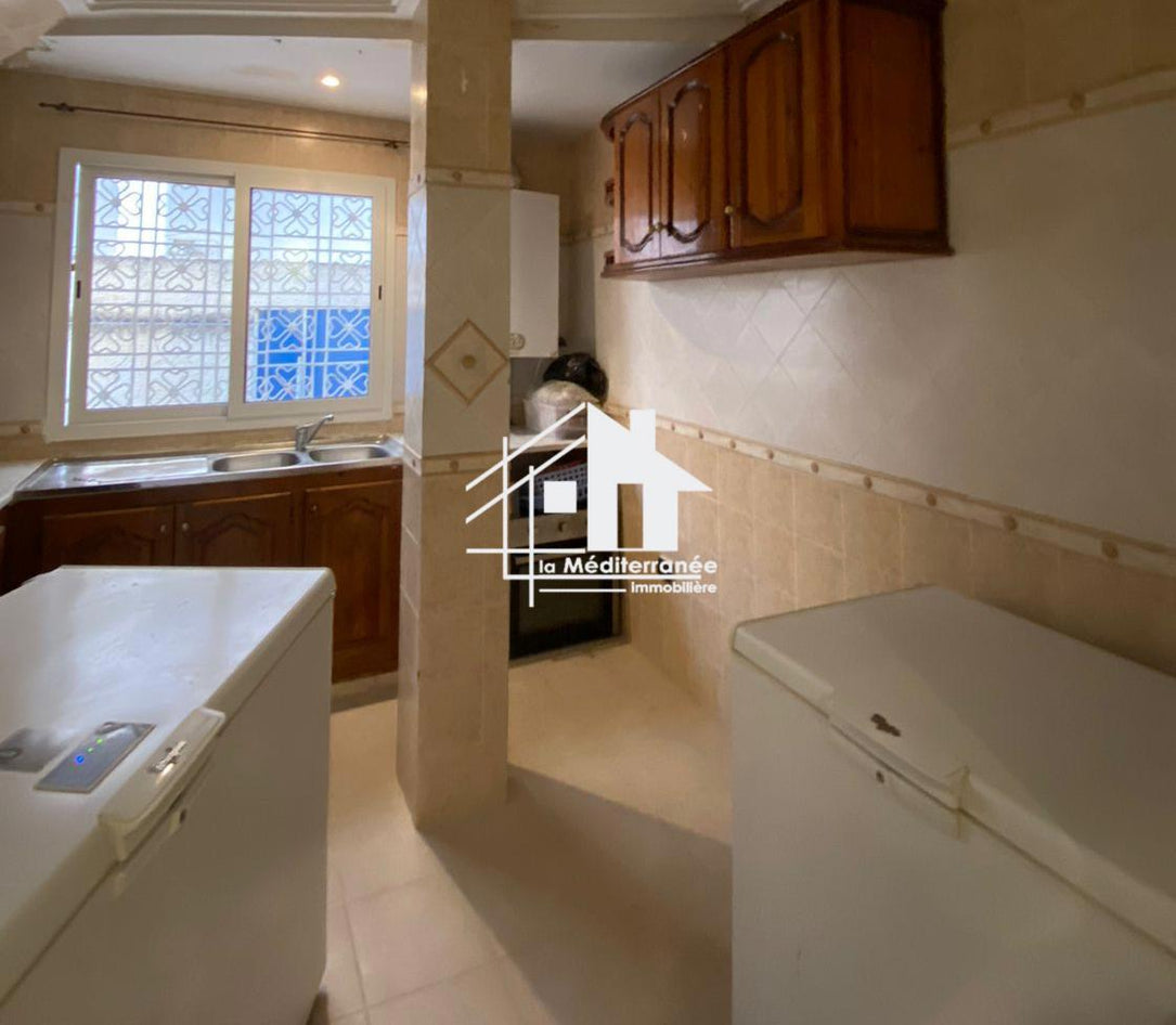 A louer étage de villa S+2 RDC