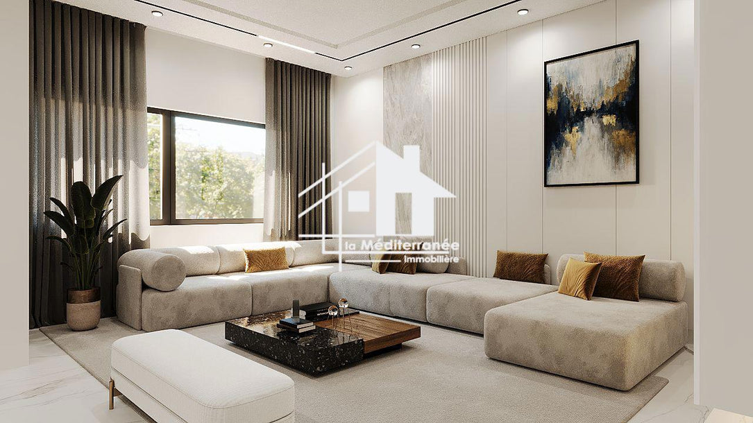 A vendre villa S4 sur plan à borj touil