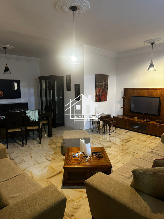 À louer villa s2 meublée, coutre durée au centre-ville, tunis