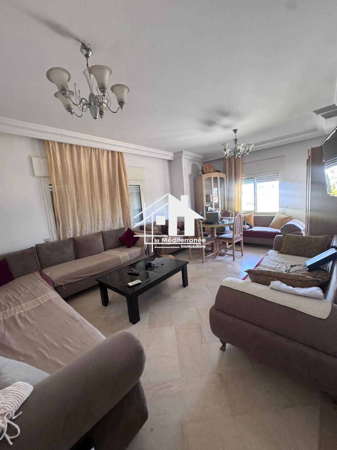 à louer appartement s3 au bardo