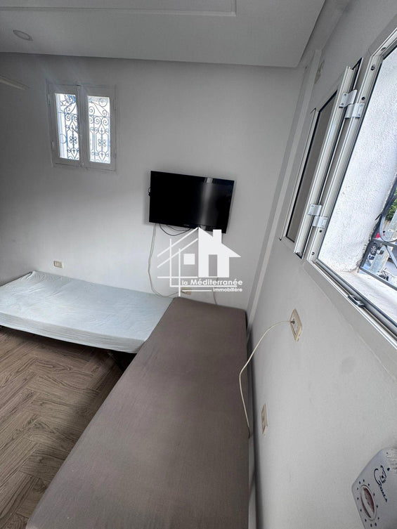 A louer studio S+0 meublé Rdc au bardo cité fatouma