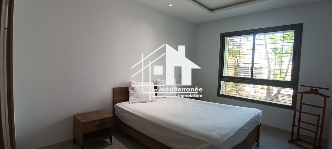 A louer un s+3 semi meublé de haut standing à la nouvelle soukra