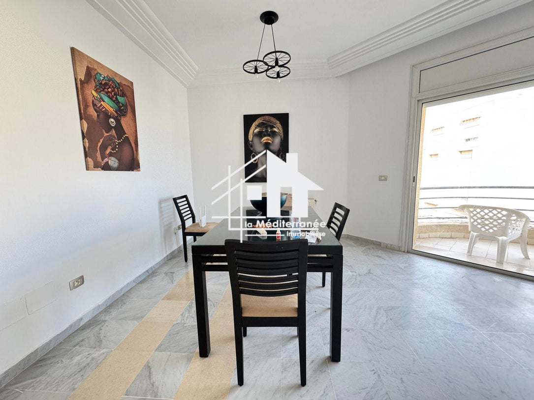 Appartement S+2 meublé aux jardins de Carthage