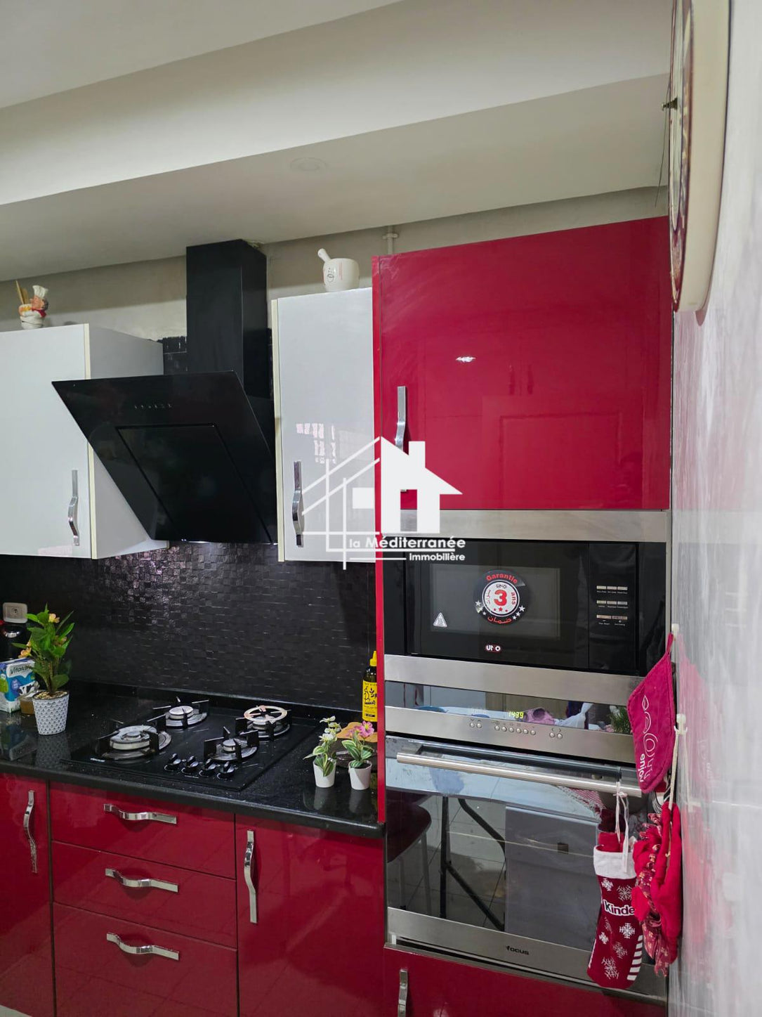 A vendre appartement S+3 à Cité El Waha à El Agba