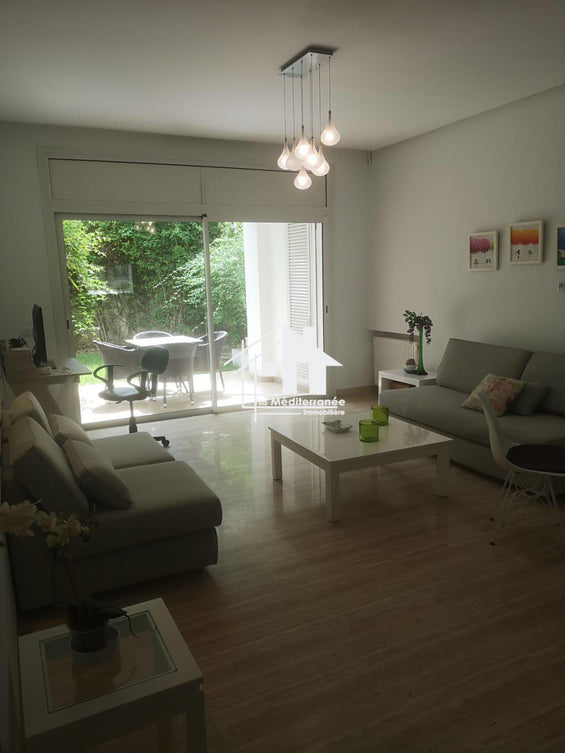 A louer s+1 meublé RDC à Marsa Nassim