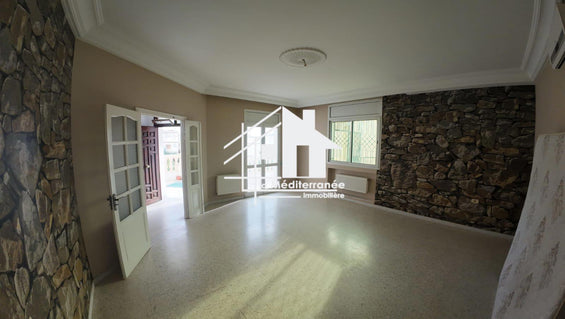 A louer étage de villa S+3 au bardo