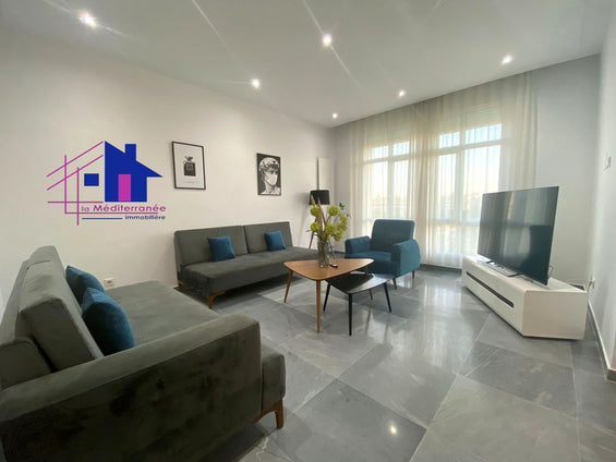 A louer un appartement meublé S+3 au Lac 2
