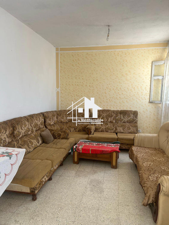 a louer un étage de villa S+2 meublé au bardo