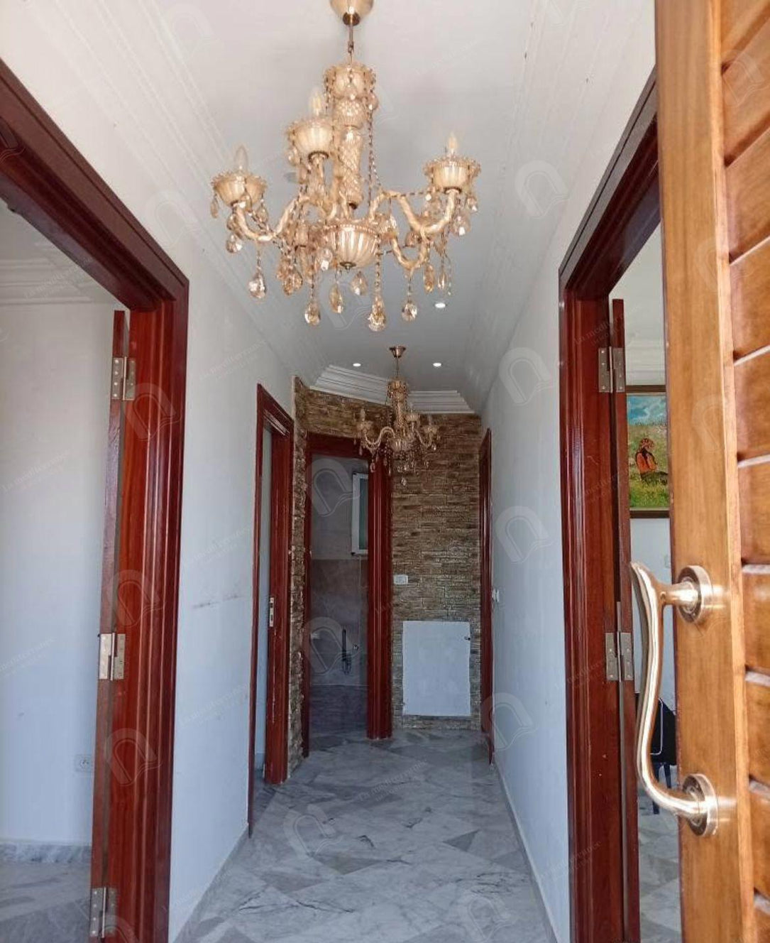 A louer étage de villa S+3 à Marsa lahwech