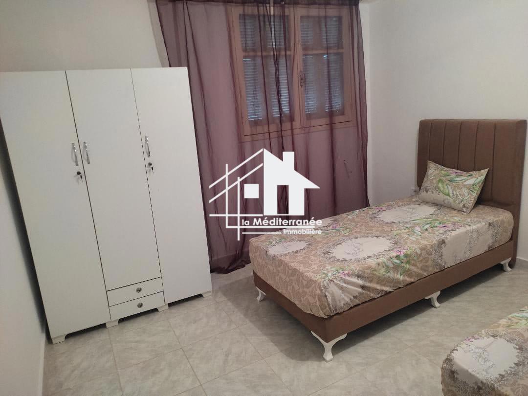A louer appartement S+2 meublé Rdc à manouba