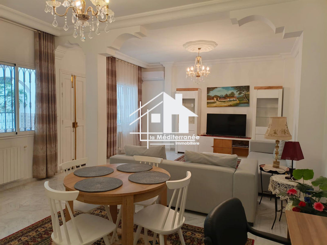 A louer duplex S+2 meublé au coeur de marsa plage