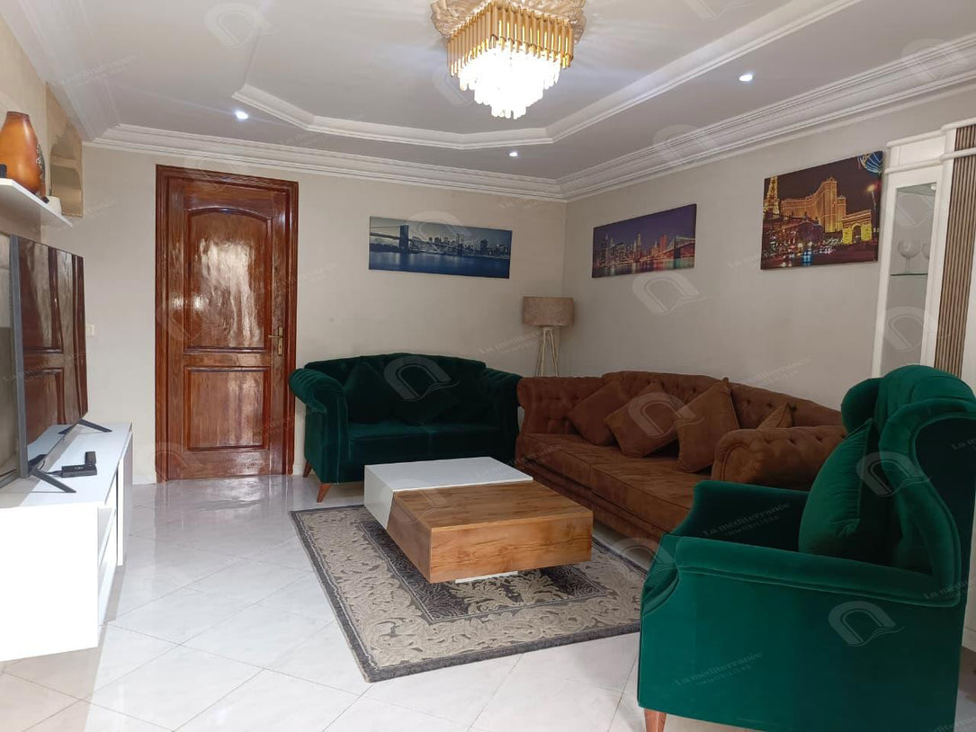 A louer s+2 meublé à Marsa Lahwech