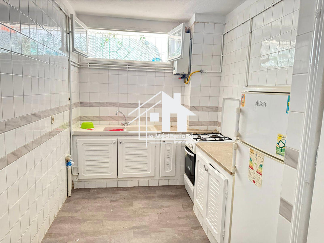 A louer étage de villa  S+2 meuble