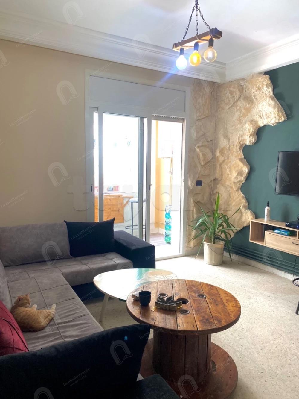 A louer un appartement S+1 meublé a Ennasr 2