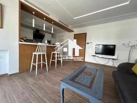 un appartement S+1 meublé a ain zaghouan nord