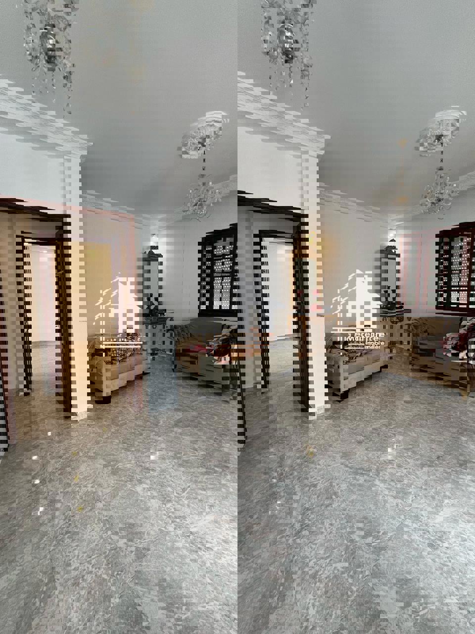 à louer étage de villa s3 à bouchoucha