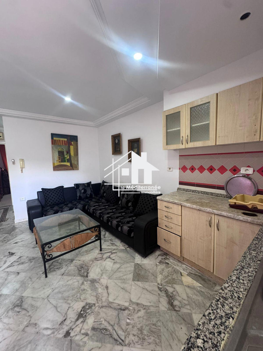 A louer appartement S+1 meublé à Ennasr