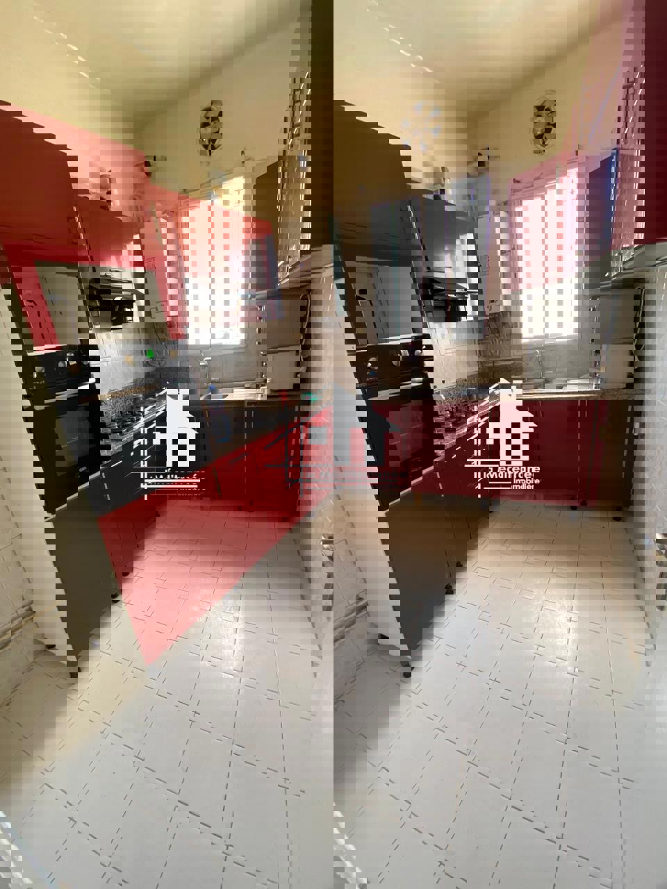 à louer étage de villa s3 au bardo