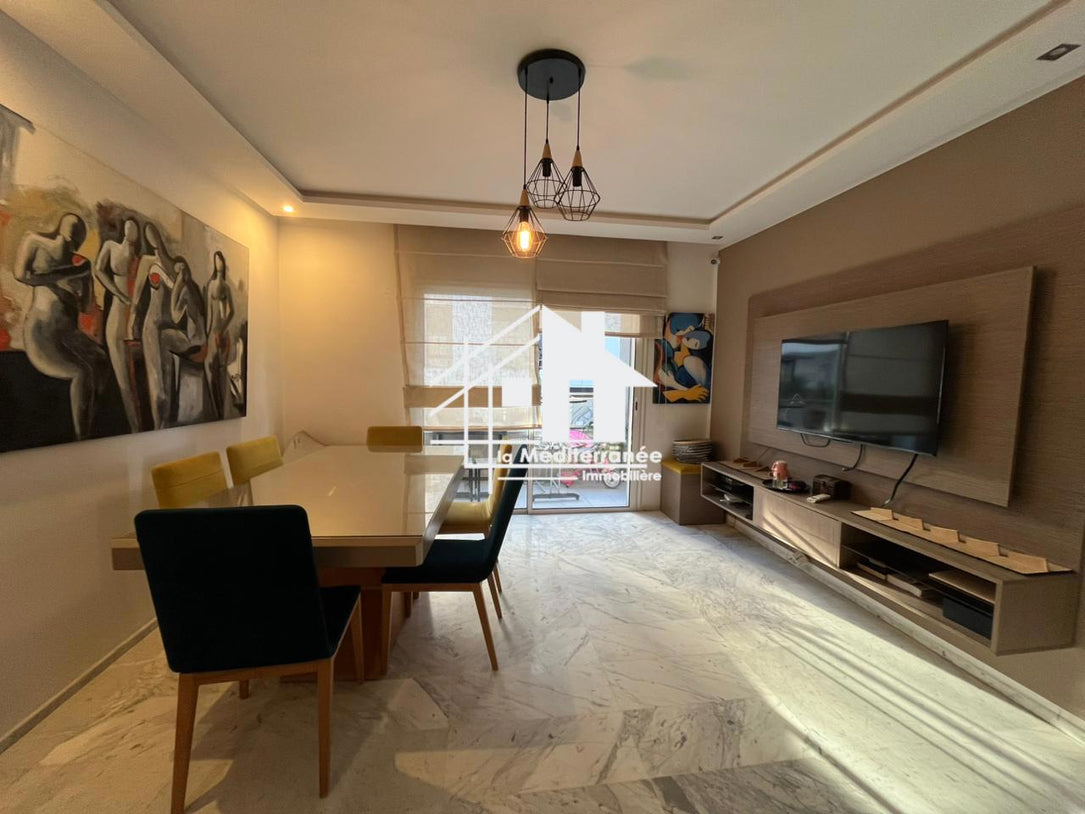 A louer s+2 meublé à jardin de Carthage