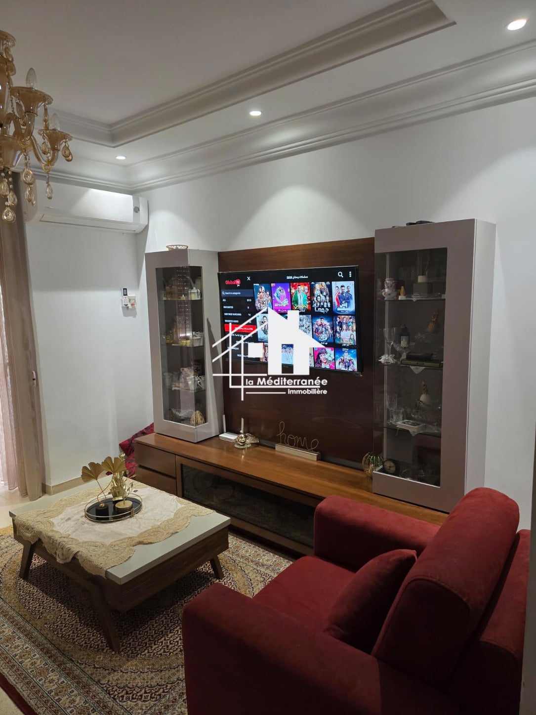A vendre appartement S+3 à Cité El Waha à El Agba