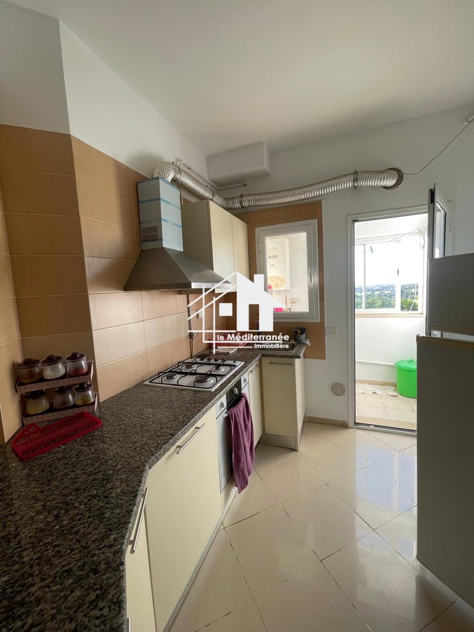 à louer un appartement s+2 aux jardins d'el menzah 2